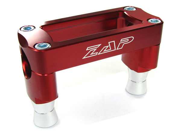 ZAP T-Bone Anbaukit für Kawasaki KXF250 09-12 / 450 06-11 für Original Gabelbrücke rot eloxiert 35mm hoch ZAP T-Bone Anbaukit für Kawasaki KXF250 09-12 / 450 06-11 für Original Gabelbrücke rot eloxiert 35mm hoch