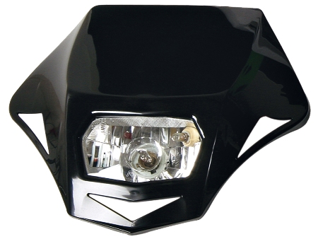 Race Tech Lampenmaske Genesis schwarz Race Tech Lampenmaske Genesis schwarz