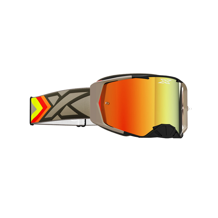 EKS Lucid Brille Black & Tan , Red Mirror EKS Lucid Brille Black & Tan , Red Mirror