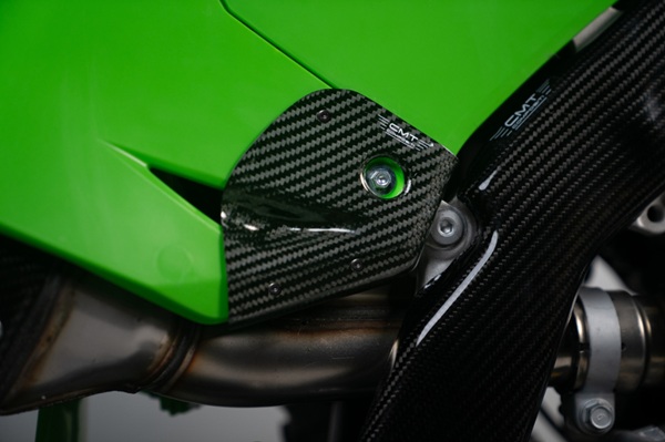 Schützer aus Carbon für Seitenteile KX 450 24- / KX 250 25-
