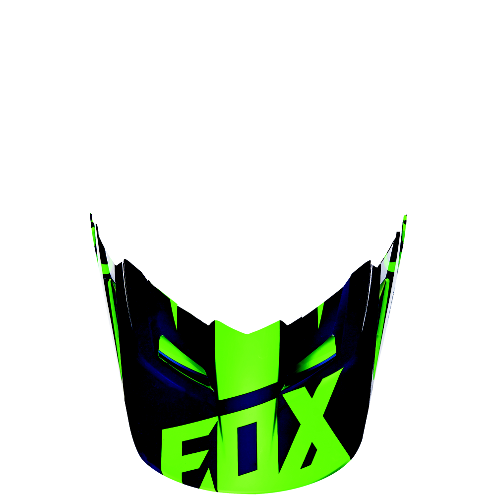 FOX V1 Helmet Visor Race Flou Green Gr: M/L FOX V1 Helmet Visor Race Flou Green Gr: M/L
