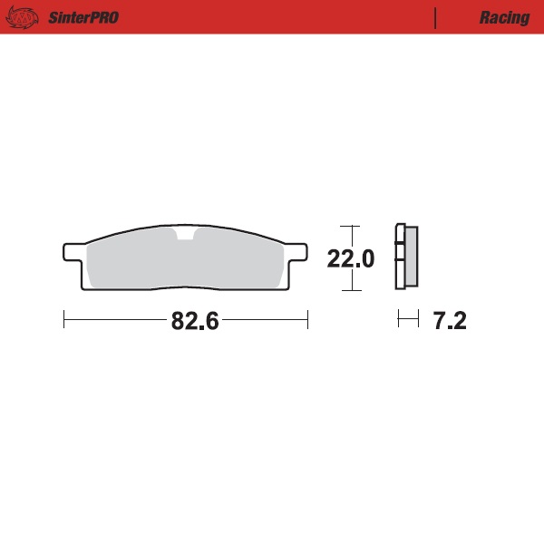 Bremsbelag Sinter Pro Racing Yamaha YZ65 18-> Vorn Bremsbelag Sinter Pro Racing Yamaha YZ65 18-> Vorn