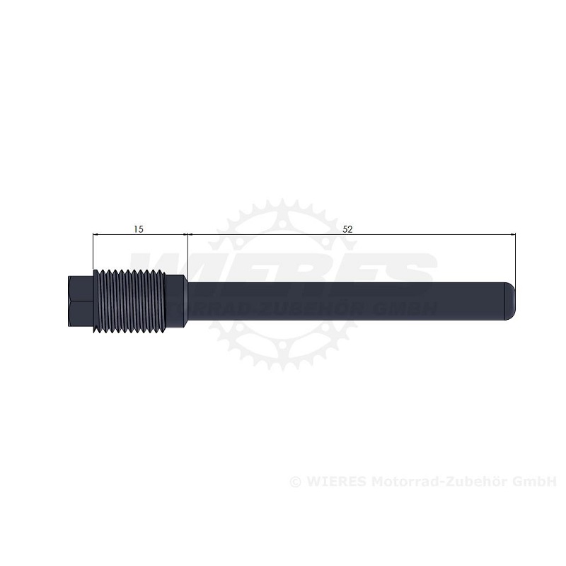 Bremsbelagbolzen Hinterrad-Bremse Kawasaki KX125 95-08 Bremsbelagbolzen Hinterrad-Bremse Kawasaki KX125 95-08