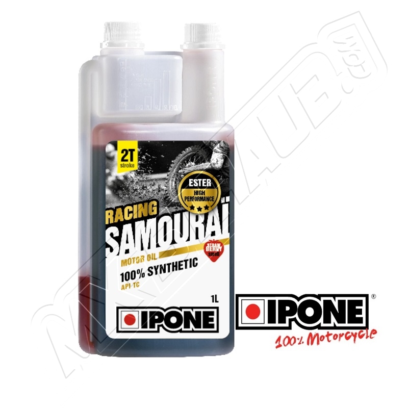 Samourai Racing 2Takt Öl vollsynthetisch 1Liter mit "Erdbeerduft"