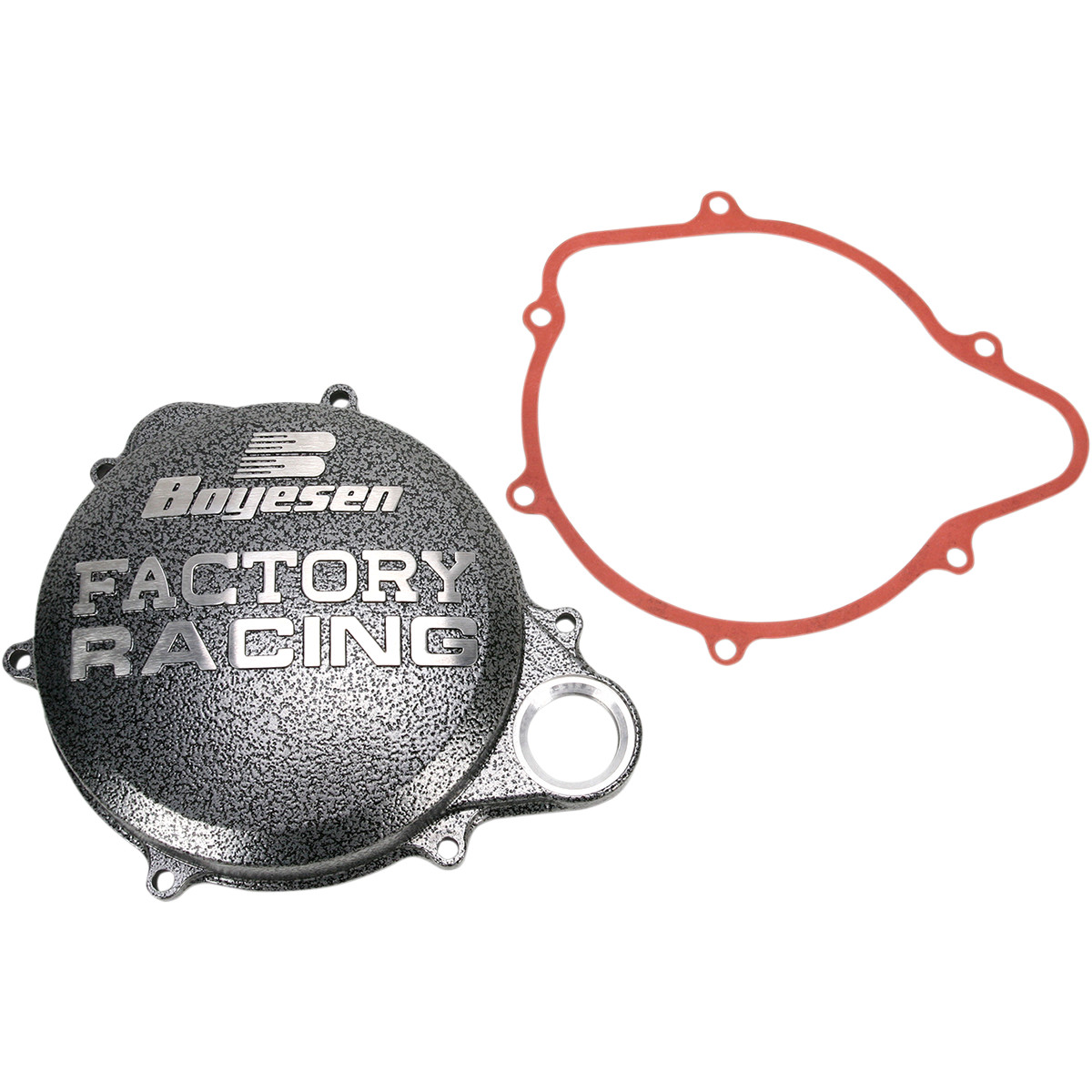Boyesen Factory Kupplungsdeckel Honda CRF 250R 10-17 Silber/Schwarz Boyesen Factory Kupplungsdeckel Honda CRF 250R 10-17 Silber/Schwarz