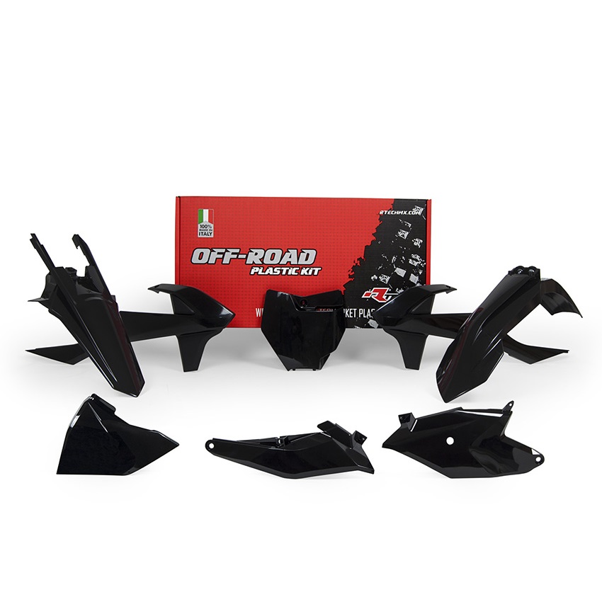 Race Tech Plastikkit passend bei KTM SX 85 18-> Schwarz 6 tlg. Race Tech Plastikkit passend bei KTM SX 85 18-> Schwarz 6 tlg.
