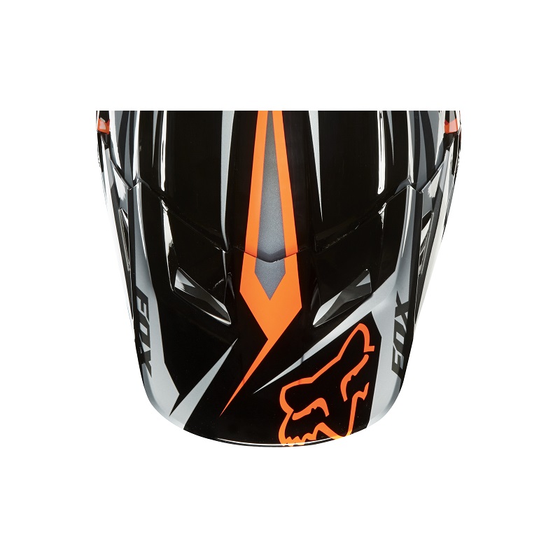 FOX V1 Race Helmschild orange Gr: M/L FOX V1 Race Helmschild orange Gr: M/L