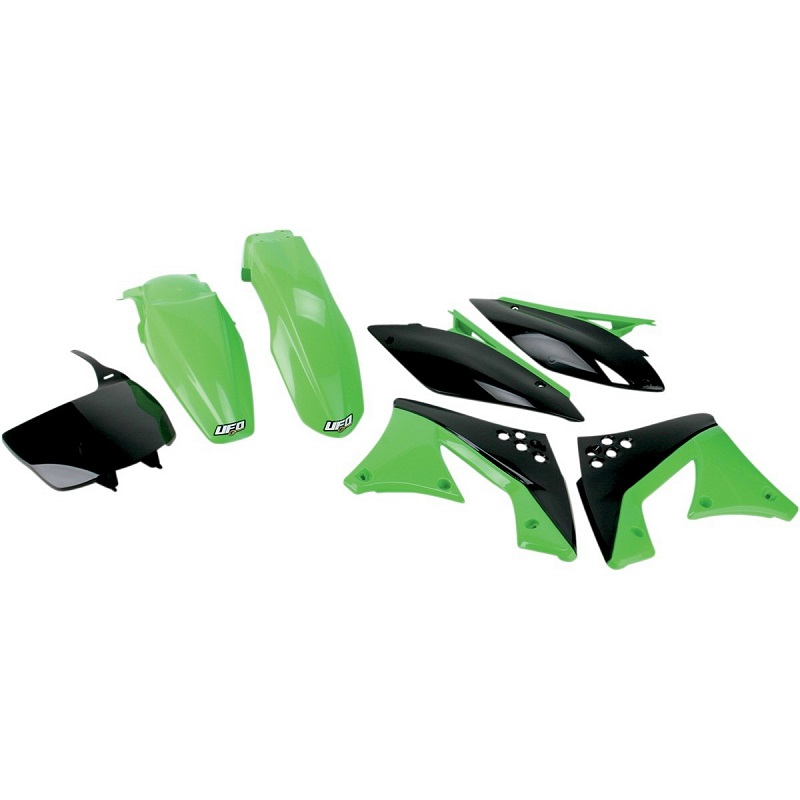 UFO Plastik-Kit Kawasaki KXF250 10/11 OEM Farbe UFO Plastik-Kit Kawasaki KXF250 10/11 OEM Farbe