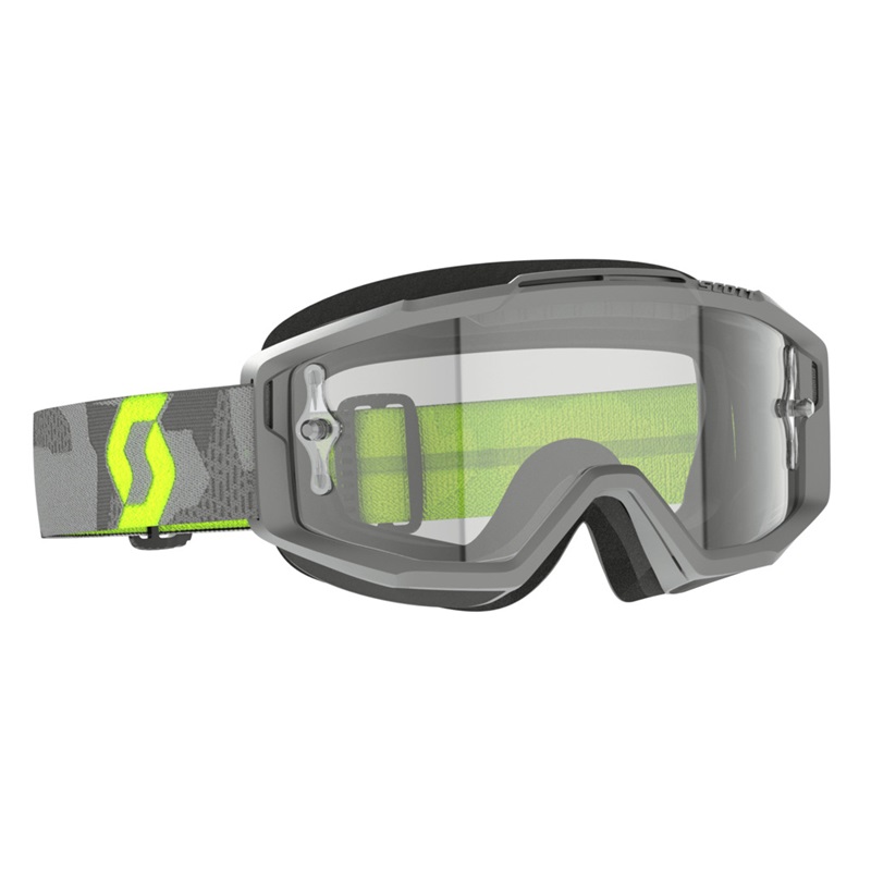 SCOTT Split OTG Brille Grau/Neon klares Glas SCOTT Split OTG Brille Grau/Neon klares Glas