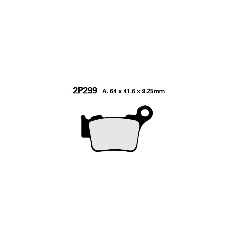 Nissin Bremsbelag Sinter KTM SX(F), EXC(F) 04-> hinten Nissin Bremsbelag Sinter KTM SX(F), EXC(F) 04-> hinten