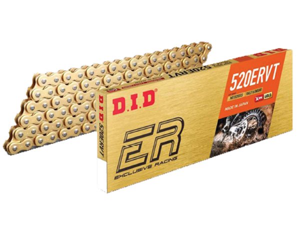DID 520 ERVT Kette (118G) gold/black, Zugfestigkeit 3820kg DID 520 ERVT Kette (118G) gold/black, Zugfestigkeit 3820kg