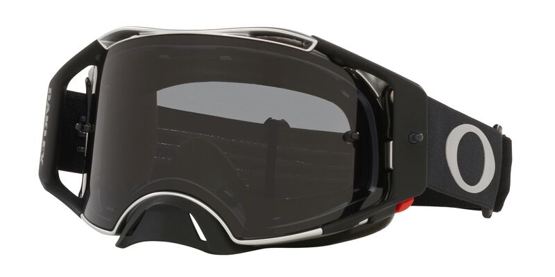 OAKLEY Airbrake MX Goggle - Tuff Blocks Black Gunmetal Linse Grau