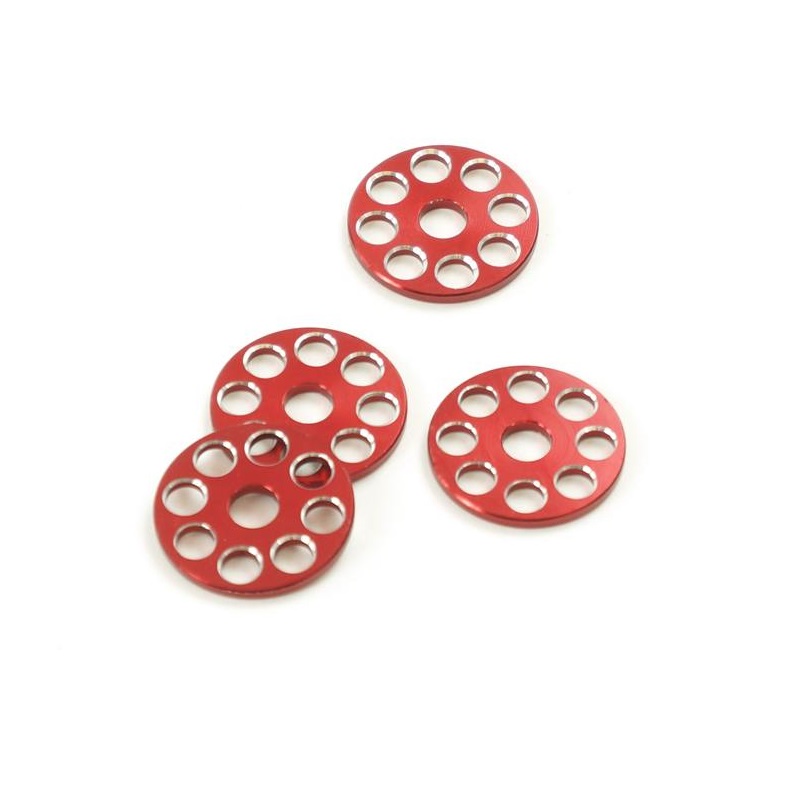 ZAP Works U-Scheibenset Rot-Silber 4 Stück ZAP Works U-Scheibenset Rot-Silber 4 Stück