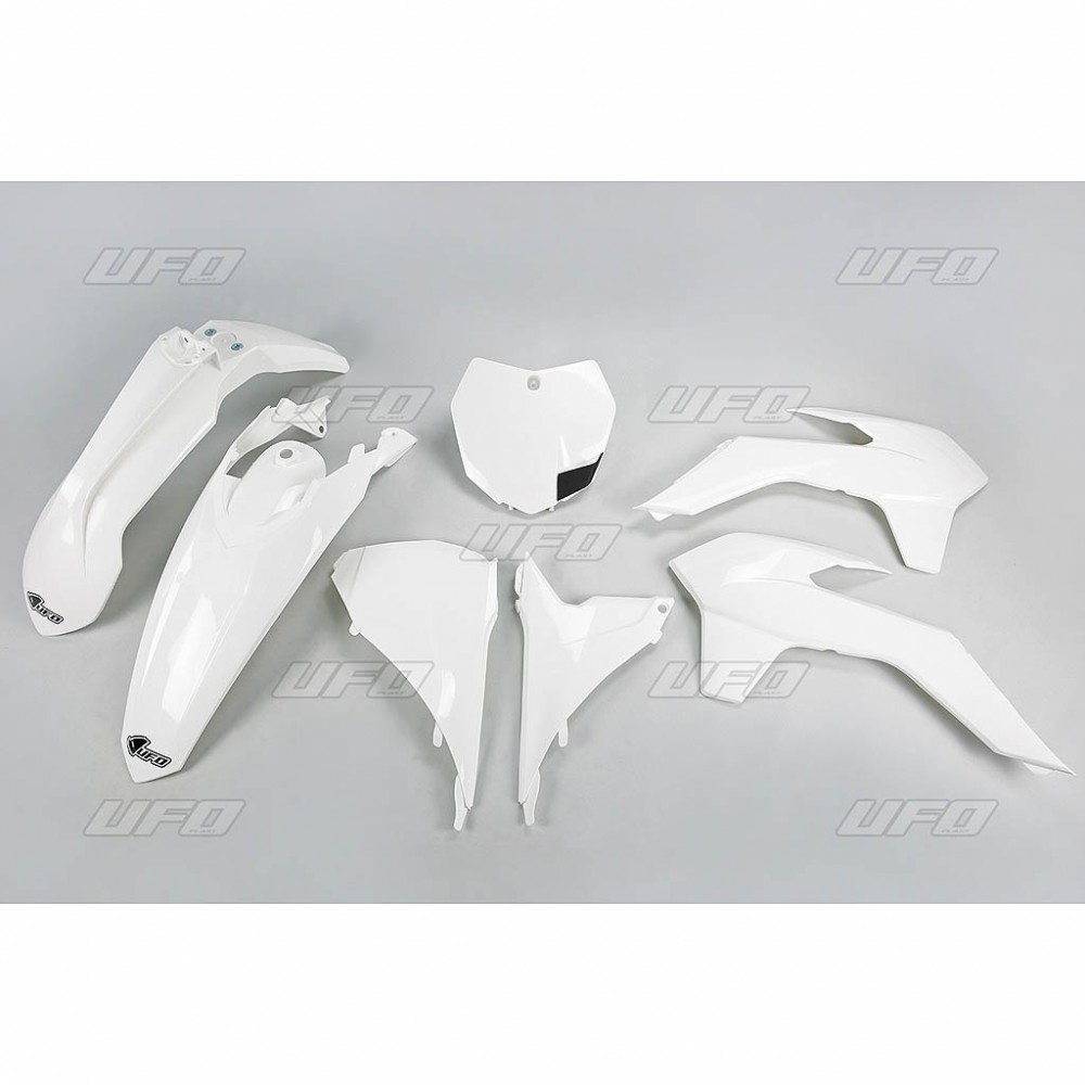 UFO Plastik-Kit passend für KTM SX/SXF125-450 13-15 weiß UFO Plastik-Kit passend für KTM SX/SXF125-450 13-15 weiß