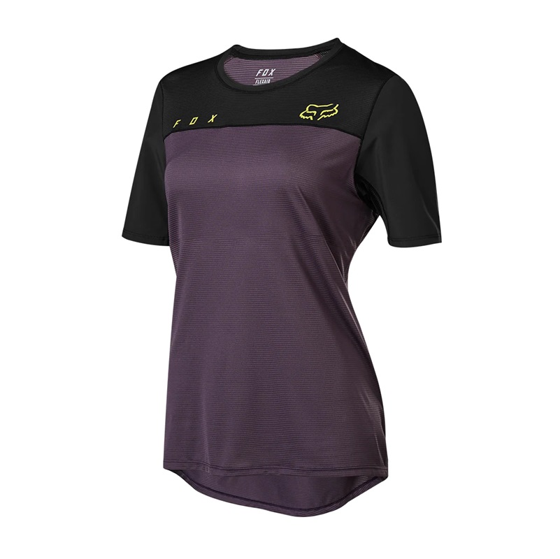 FOX MTB Womens Flexair SS Jersey Dark/Purple Gr: L FOX MTB Womens Flexair SS Jersey Dark/Purple Gr: L
