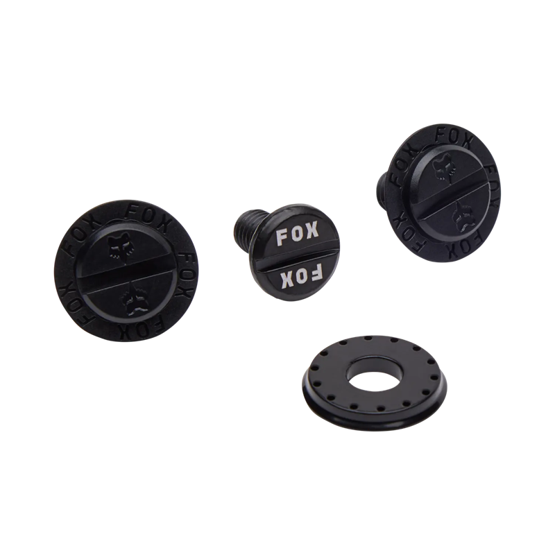 FOX V3 oder V3 RS Visier Schrauben Kit Schwarz