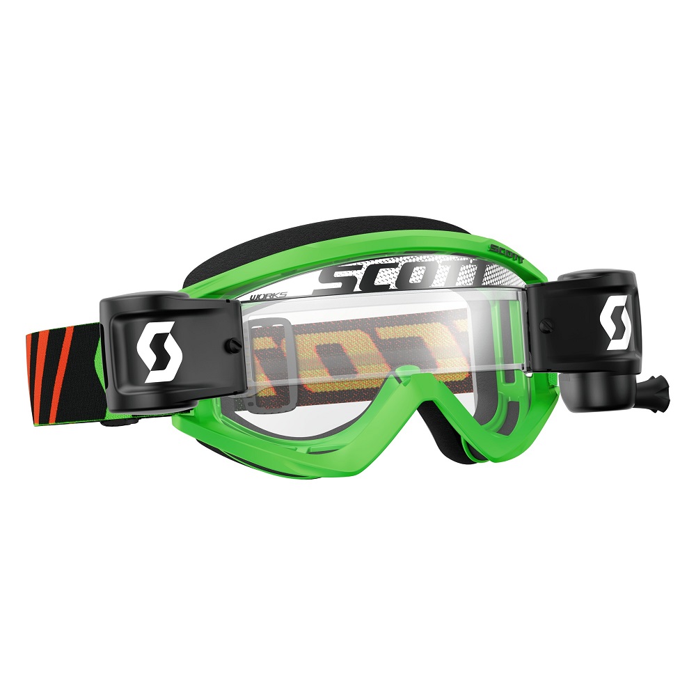 SCOTT Recoil Xi WFS Goggle Fluo Green / Clear Lens SCOTT Recoil Xi WFS Goggle Fluo Green / Clear Lens