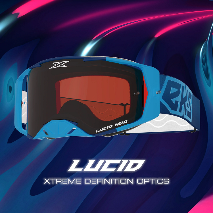 EKS Lucid Brille Blue ,  Auburn Afterburner Lens