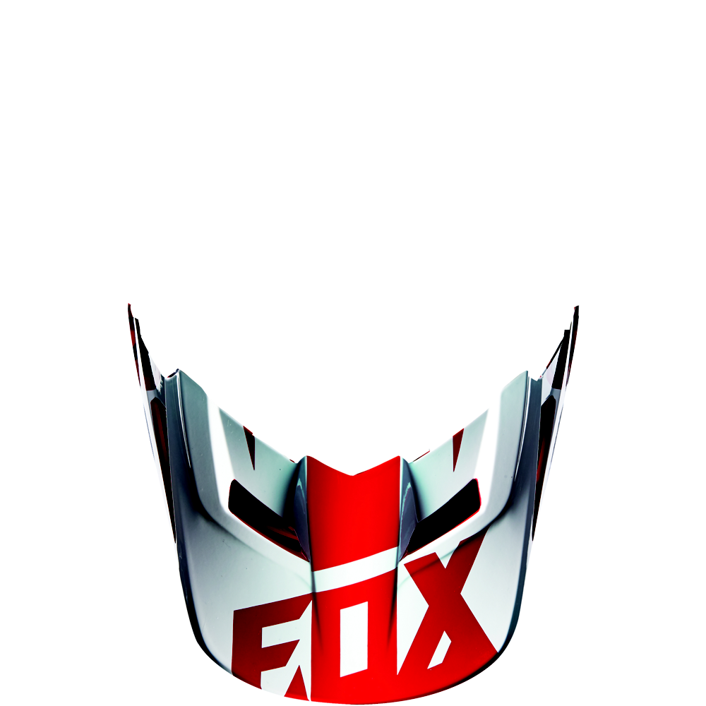 FOX V1 Helmet Visor Race  Red Gr: XS/S
