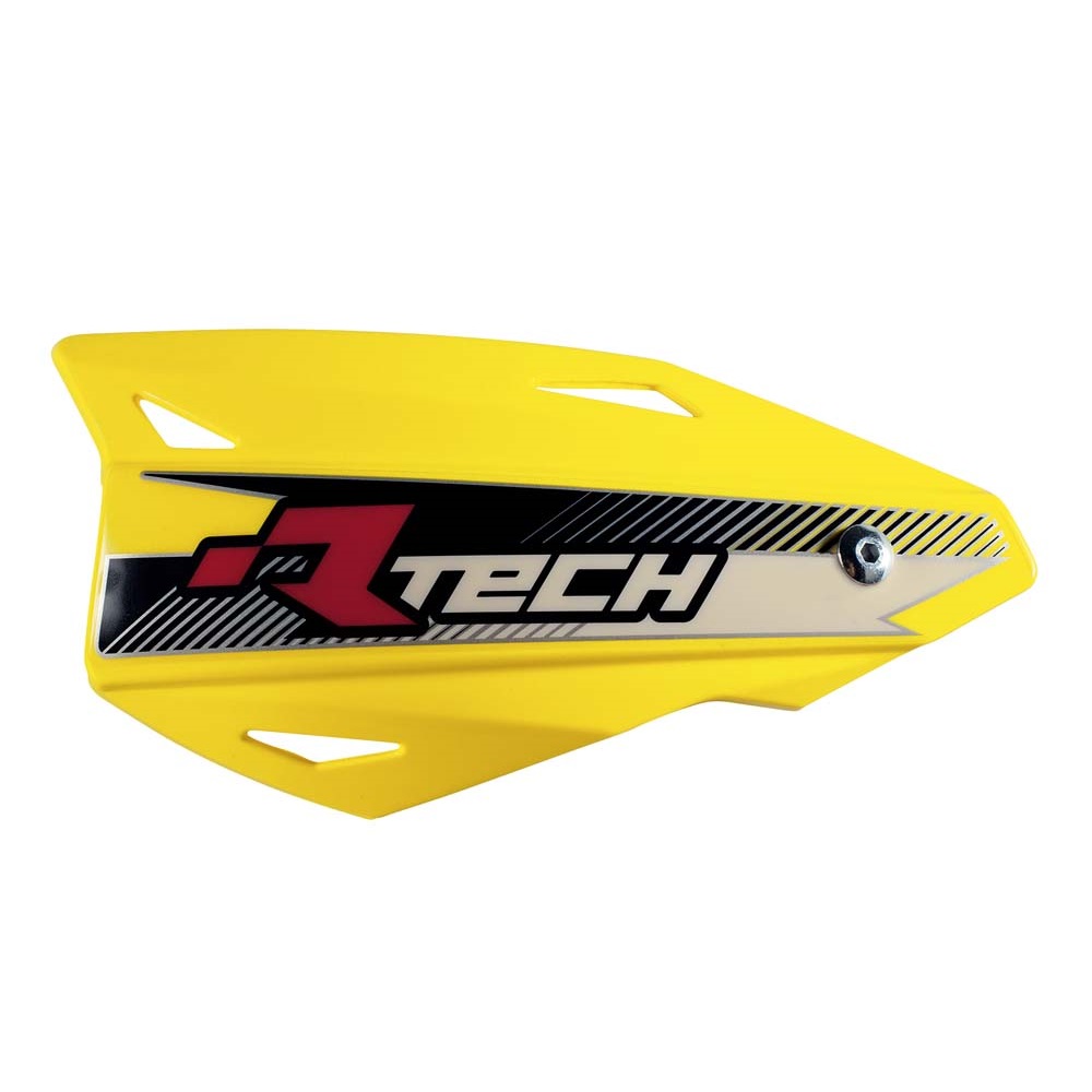 RACE TECH Vertigo Handschalen (2Stück) mit Halterung gelb