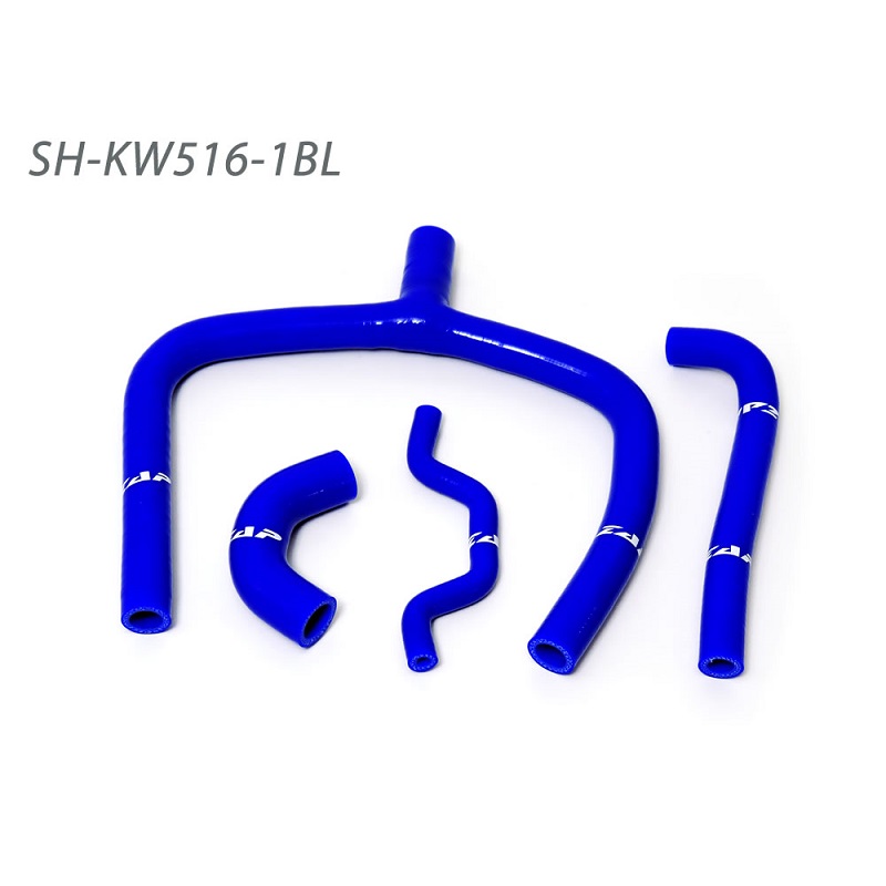 ZAP Silikon-Kühlerschläuche Kawasaki KXF250 09-16 blau Y-Kit ZAP Silikon-Kühlerschläuche Kawasaki KXF250 09-16 blau Y-Kit