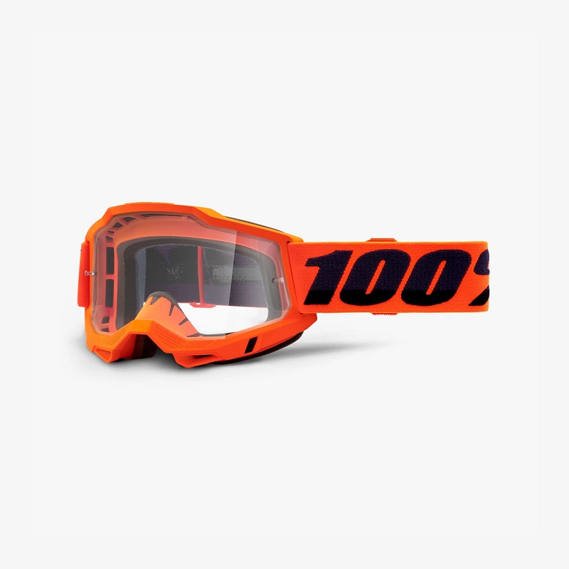 100% Accuri 2 Goggle Fluo Orange - Clear Lens