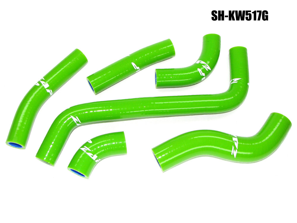 ZAP Silikon-Kühlerschläuche Kawasaki KXF450 09-> ZAP Silikon-Kühlerschläuche Kawasaki KXF450 09->