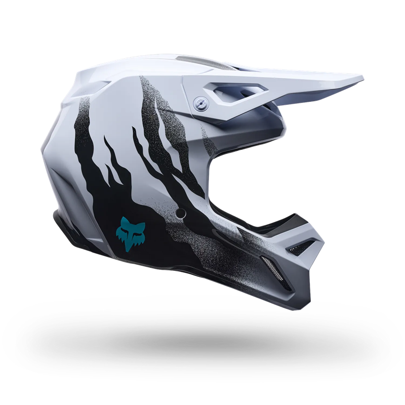V1 Clutch MX-Helm Weiß/Schwarz