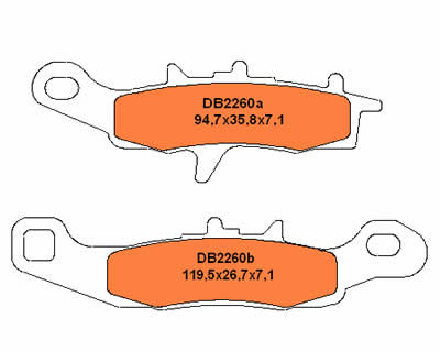 Delta Braking Bremsbeläge Vorn KX80/85ccm Delta Braking Bremsbeläge Vorn KX80/85ccm