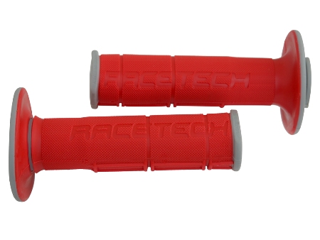 Griffgummi Race Tech dual Farbe grau/rot Griffgummi Race Tech dual Farbe grau/rot