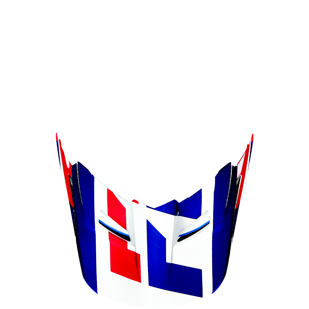 FOX V1 Helmet Visor Mako Blue/White Gr: M/L FOX V1 Helmet Visor Mako Blue/White Gr: M/L