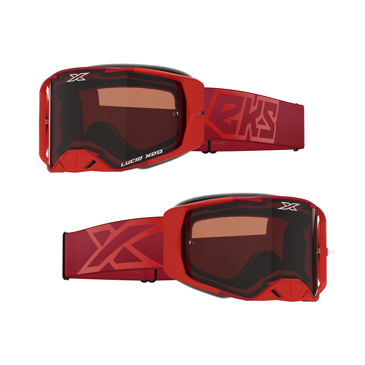 EKS Lucid Brille Red , Auburn Afterburner Lens EKS Lucid Brille Red , Auburn Afterburner Lens