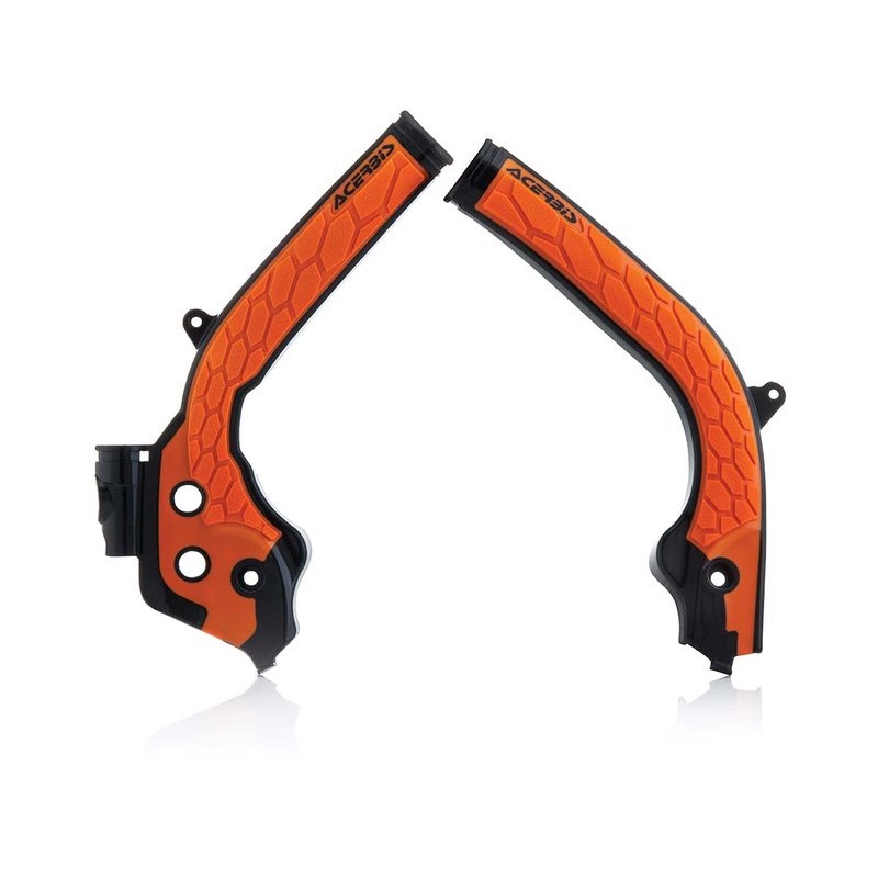 Acerbis Rahmenschützer X-Grip KTM SX(F) 16-18/EXC(F) 17-19  Schwarz/Orange