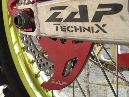 ZAP Bremsscheibenschutz hi. CRF250/450 ZAP Bremsscheibenschutz hi. CRF250/450