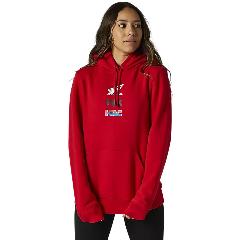 FOX Women Fox X Honda Pullover Hoodie rot Gr: S