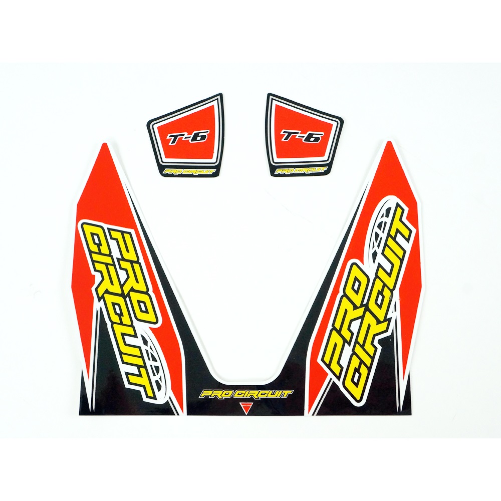 Aufkleberkit für Pro Circuit T6R Schalldämpfer Aufkleberkit für Pro Circuit T6R Schalldämpfer