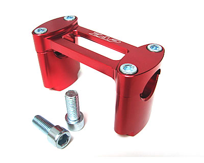 ZAP T-Bone Anbaukit rot eloxiert 40mm hoch ZAP T-Bone Anbaukit rot eloxiert 40mm hoch