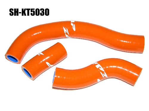 ZAP Silikon-Kühlerschlauch KTM SXF450 08-09 orange