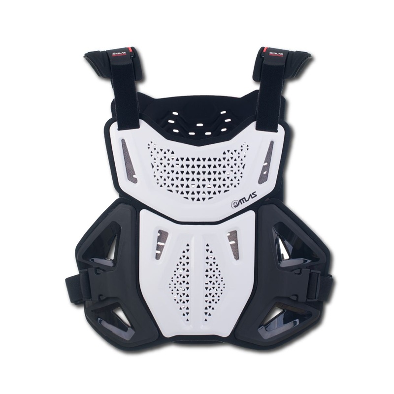 Atlas Defender Hybrid Chest Protector CE2 Adapted Impact™  - White