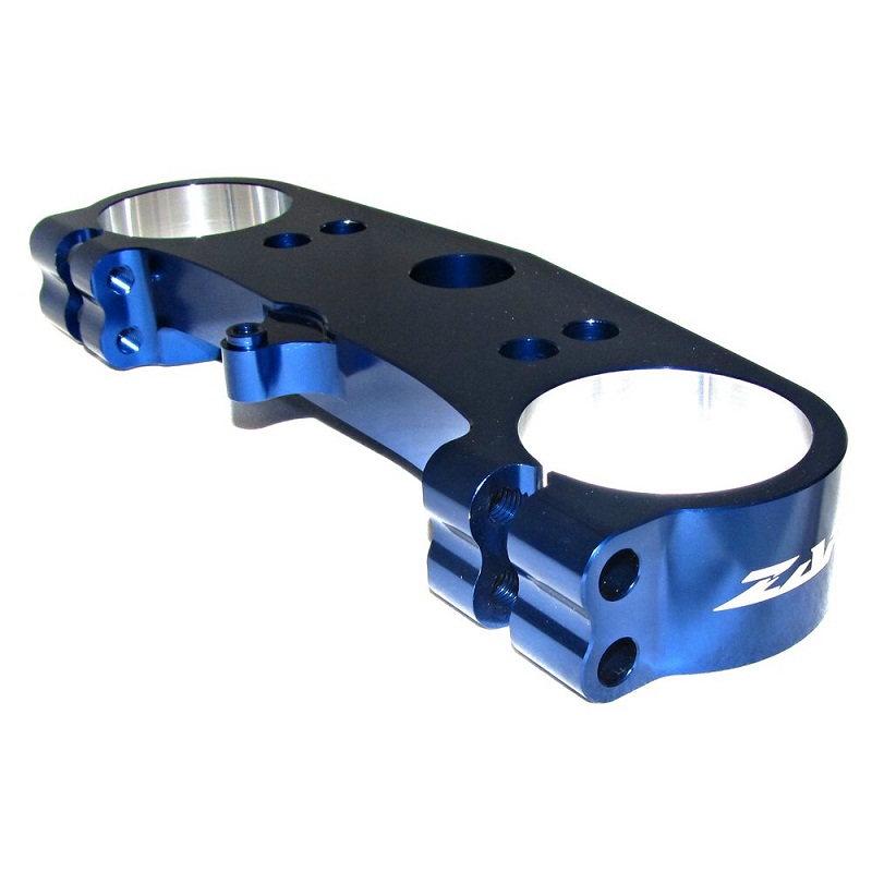 ZAP Gabelbrücke oben KXF 250 11-12 blau eloxiert ZAP Gabelbrücke oben KXF 250 11-12 blau eloxiert