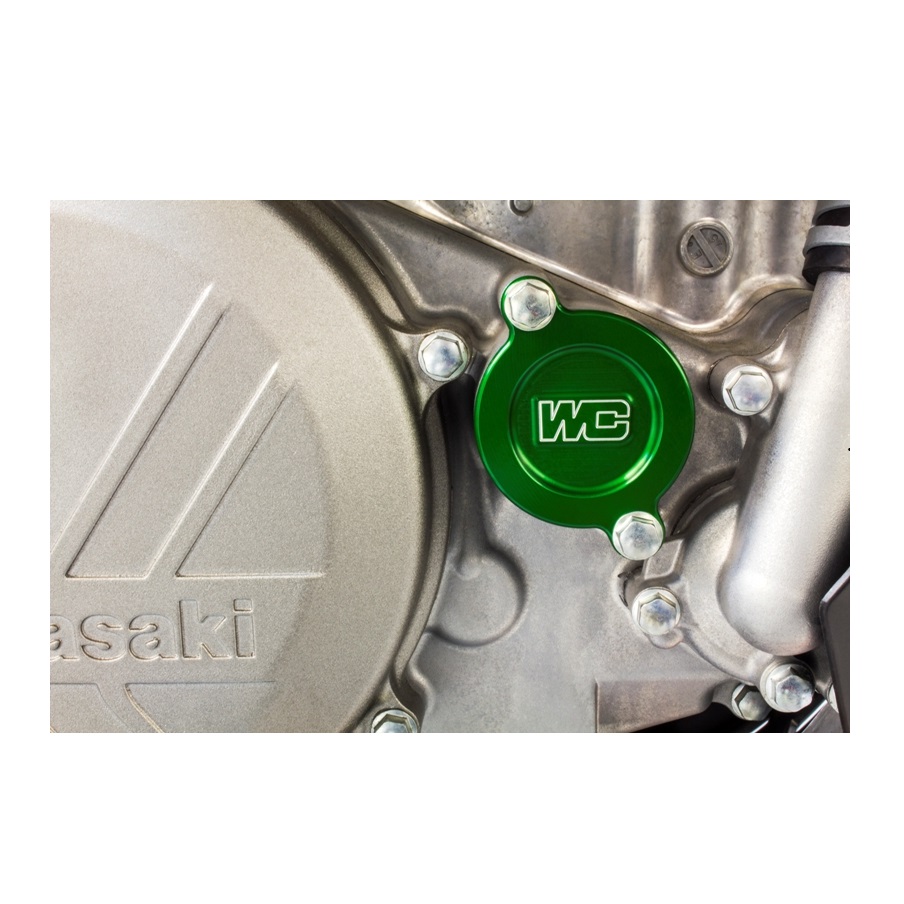 Works Connection Ölfilter Deckel KXF450 16-21 Grün Works Connection Ölfilter Deckel KXF450 16-21 Grün