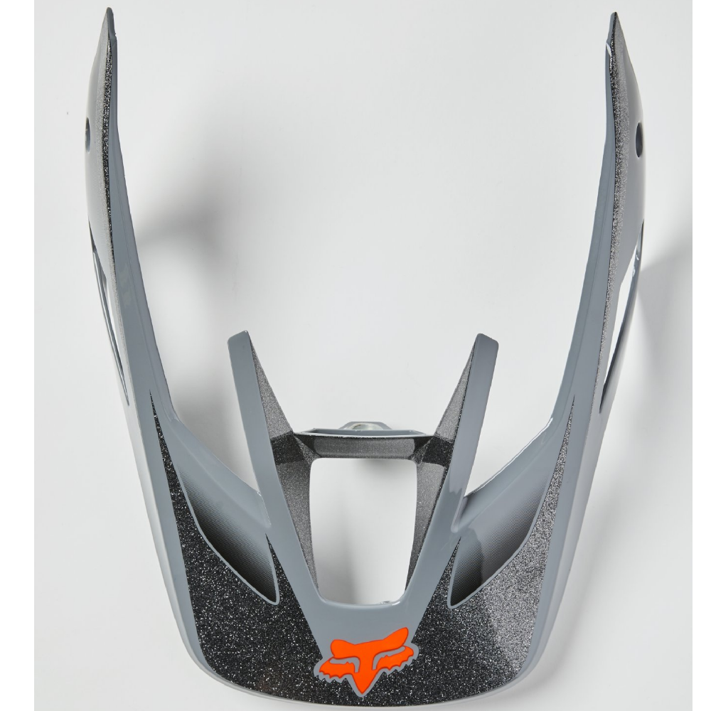 FOX V3 Wired Helmschild Stahl grau Größe: L/XL