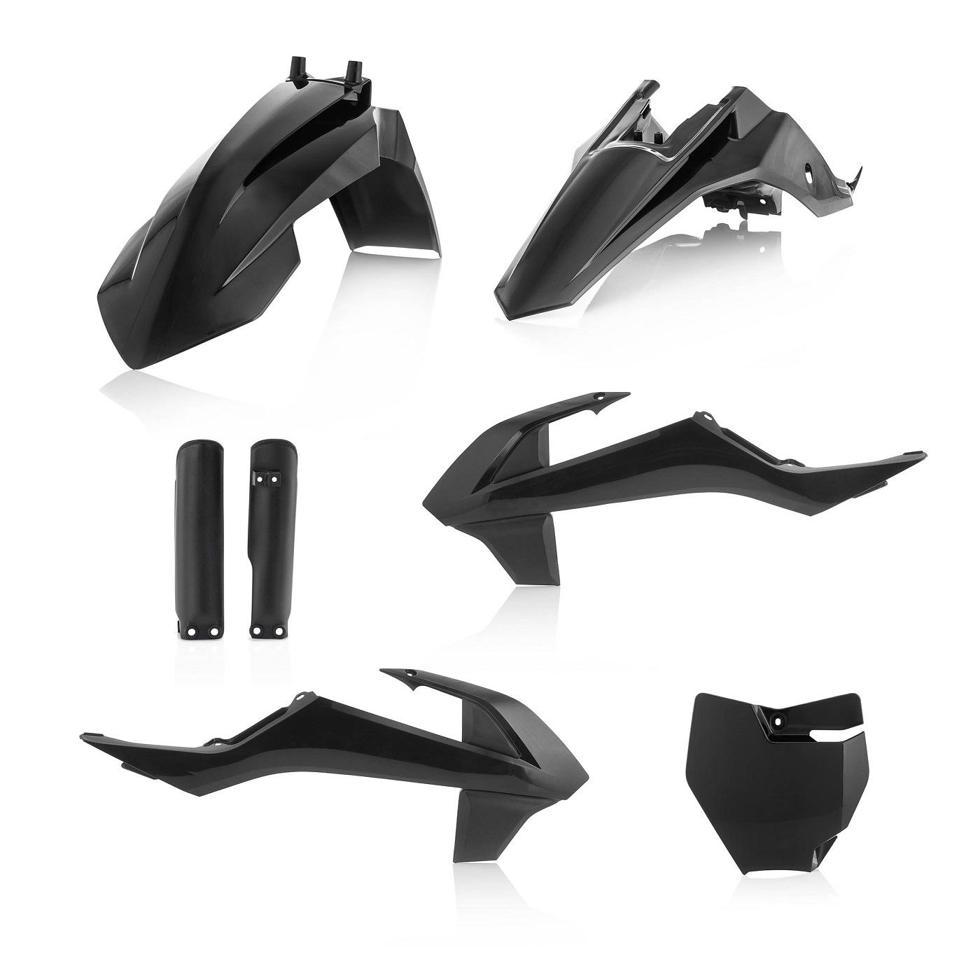 Acerbis Plastikkit kompl. passend bei KTM SX65  16-18 schwarz