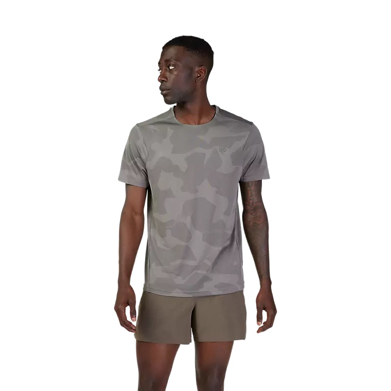 FOX Jacquard-T-Shirt Rep Charcoal Grey Tarnfarbe FOX Jacquard-T-Shirt Rep Charcoal Grey Tarnfarbe