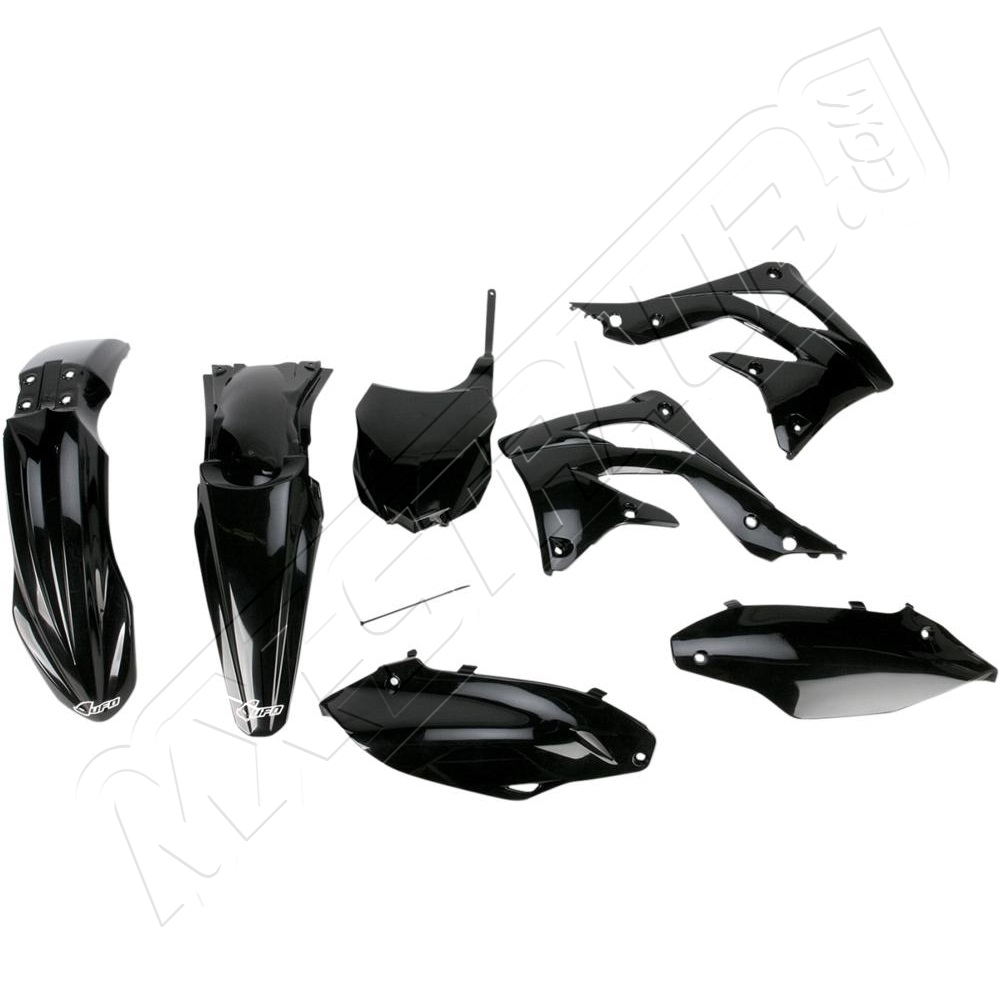 UFO Plastik-Kit Kawasaki KXF450 13-15 schwarz UFO Plastik-Kit Kawasaki KXF450 13-15 schwarz