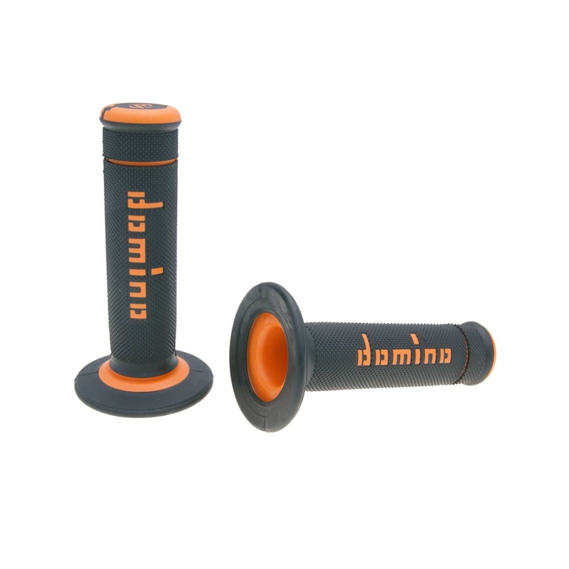 DOMINO Off-Road Griffgummis A190(Glatt) schwarz/orange DOMINO Off-Road Griffgummis A190(Glatt) schwarz/orange