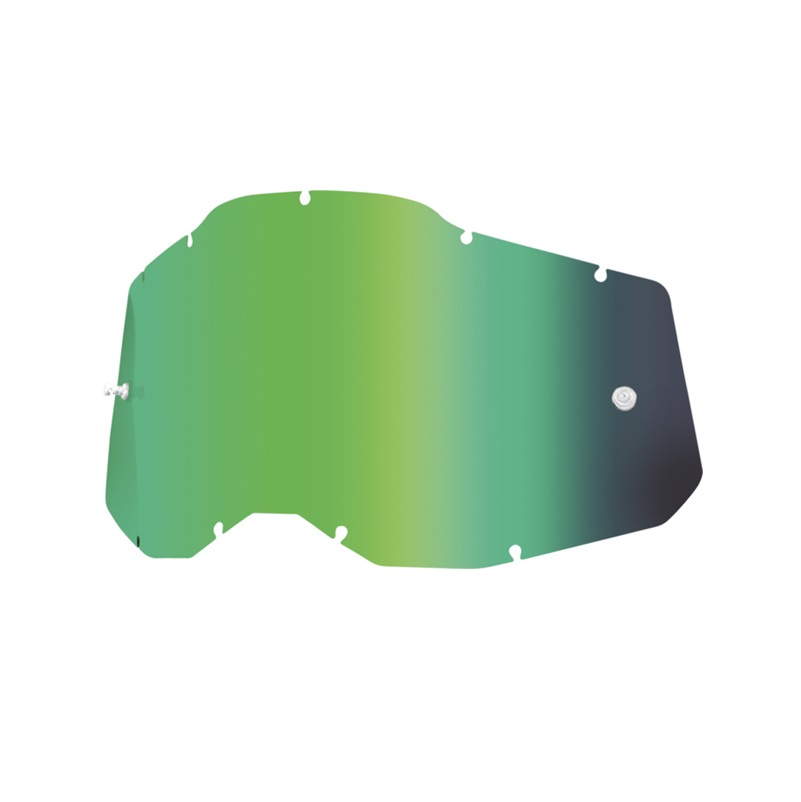 Ersatzglas für 100% RC2/AC2/ST2-Brille in Grün verspiegelt Ersatzglas für 100% RC2/AC2/ST2-Brille in Grün verspiegelt