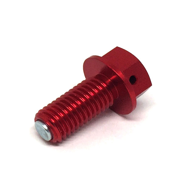 ZETA Ölablassschraube Magnetisch Rot M10x22-P1.5 KXF450 06-15 
