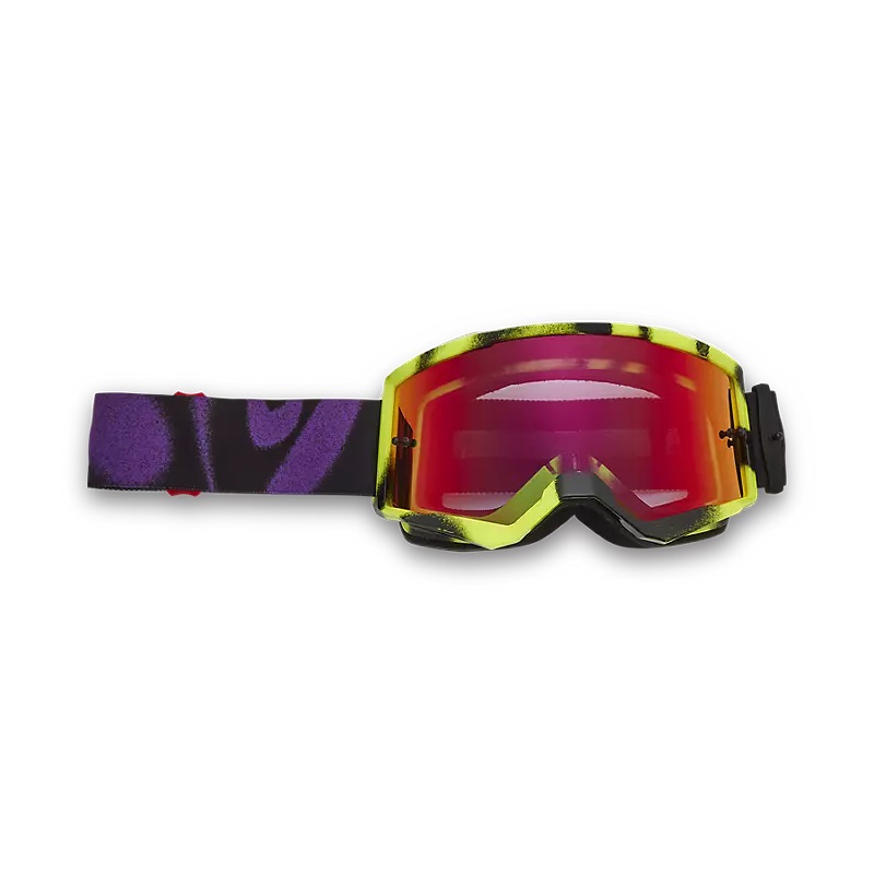 FOX MAIN MX-Brille Emotion Fluo Red / Glas verpiegelt FOX MAIN MX-Brille Emotion Fluo Red / Glas verpiegelt