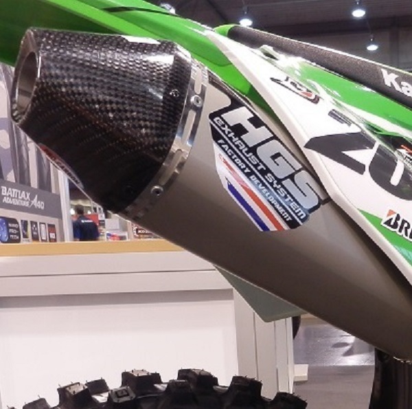 HGS 4T T2 Dri-Oval Auspuffanlage KXF450 16-> mit Carbon-Endkappe HGS 4T T2 Dri-Oval Auspuffanlage KXF450 16-> mit Carbon-Endkappe